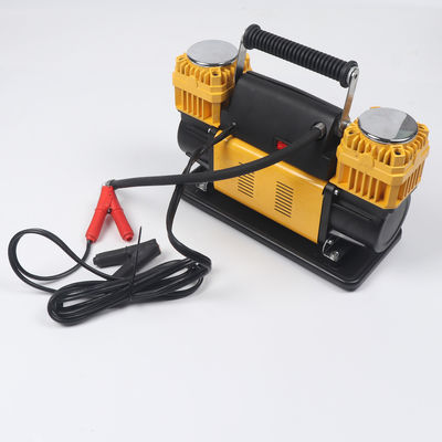 160L/Min 공기 흐름 자동차 타이어 팽창기 이중 실린더 DC12V 150PSI 전기 공기 펌프