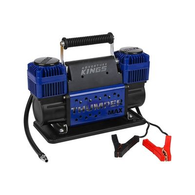 강력한 12V/24V 150PSI 타이어 펌퍼, 2.4M 배터리 클립과 고속 펌퍼